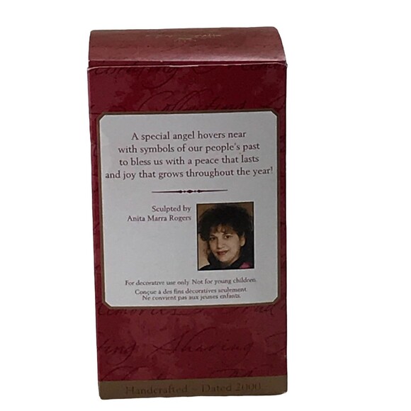 Christmas Ornament Vintage 2000 Hallmark Keepsake Angel-Blessed Tree Holiday - Picture 2 of 6